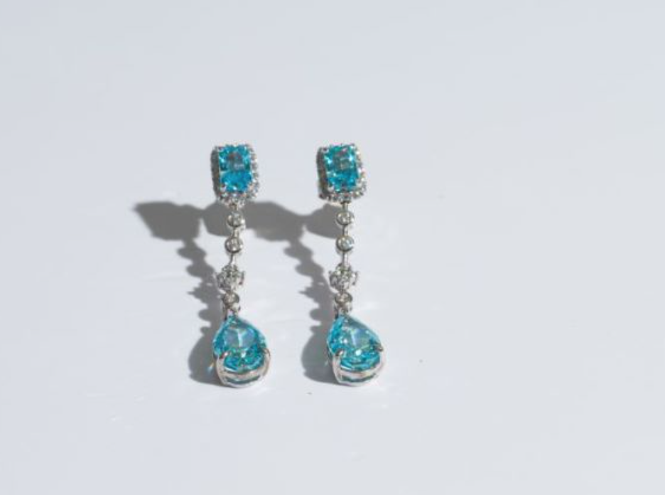 Aquamarine earrings 01