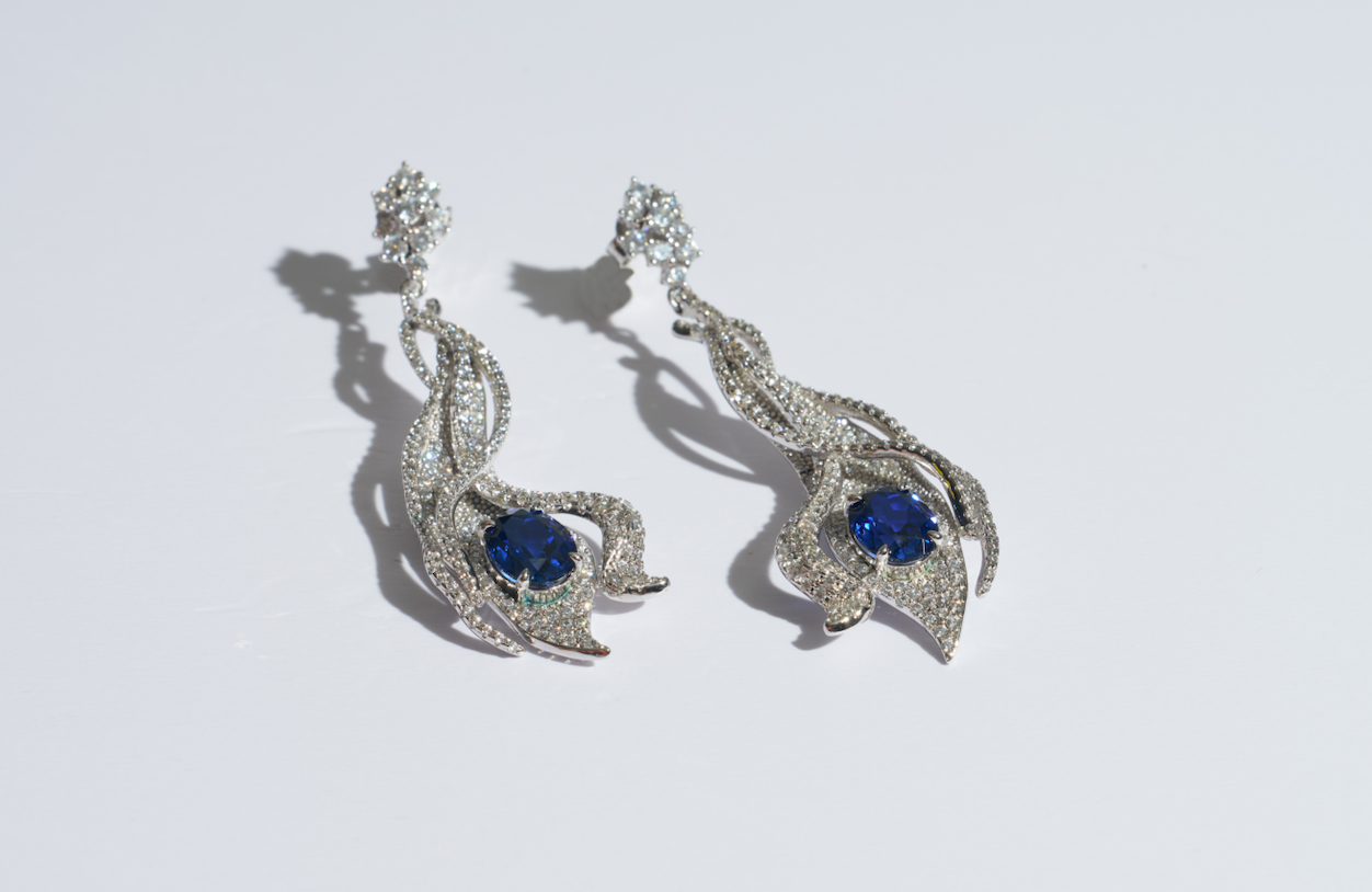 Sapphire earring 01